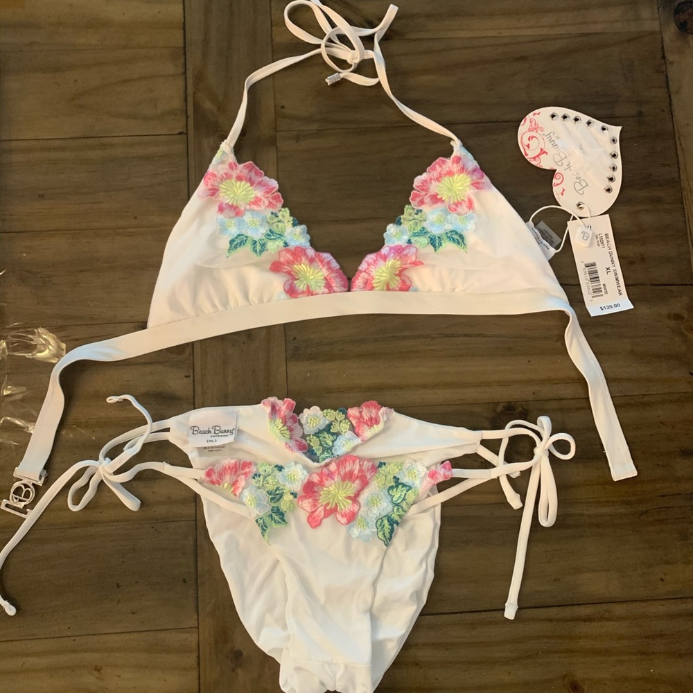 Beach bunny white swimsuit